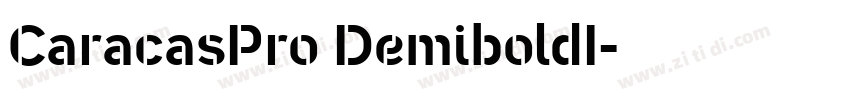 CaracasPro DemiboldI字体转换 CaracasPro DemiboldI字体转换